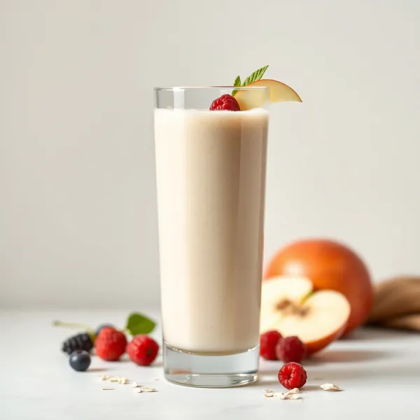 Chilled Apple Oat Milk Smoothie