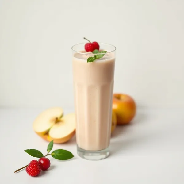 Smoothie Froid de Pomme et Lait de Riz