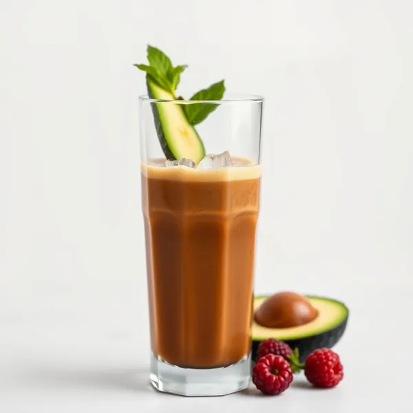 Batido Frío de Aguacate y Café Frío