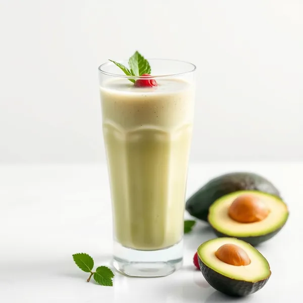 Chilled Avocado Hazelnut Milk Smoothie