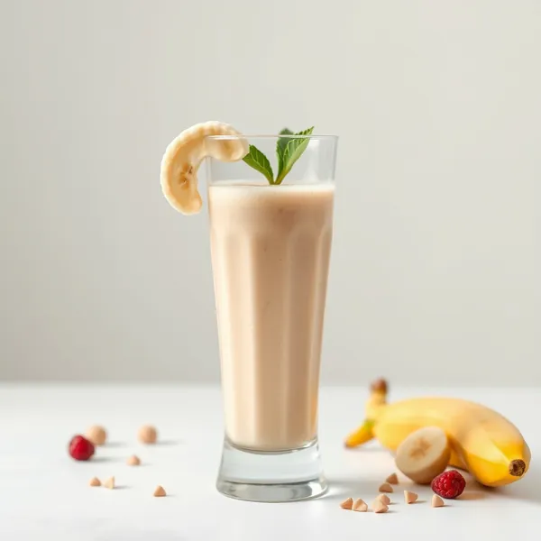 Smoothie Froid Banane Noisette