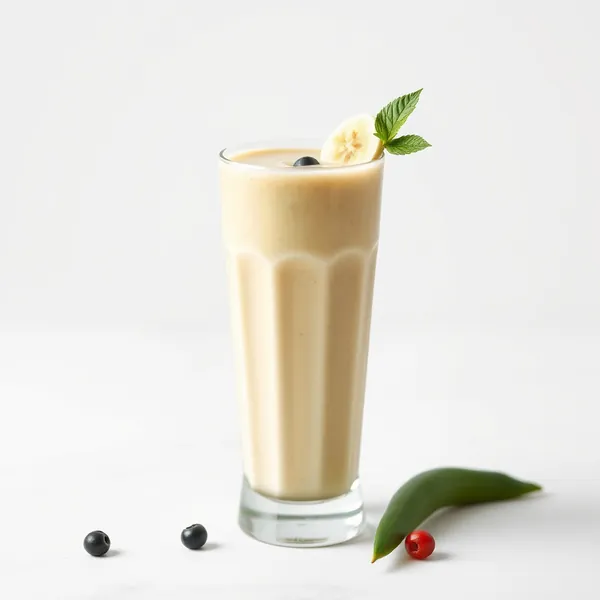 Chilled Banana Pea Milk Smoothie