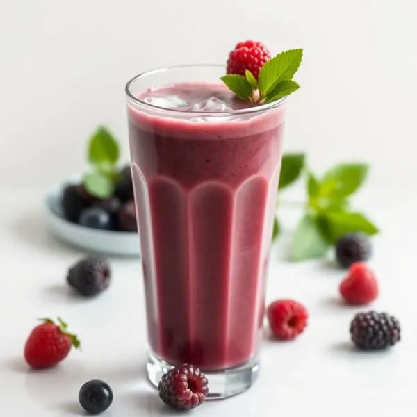 Kefir mit Brombeeren Kalt