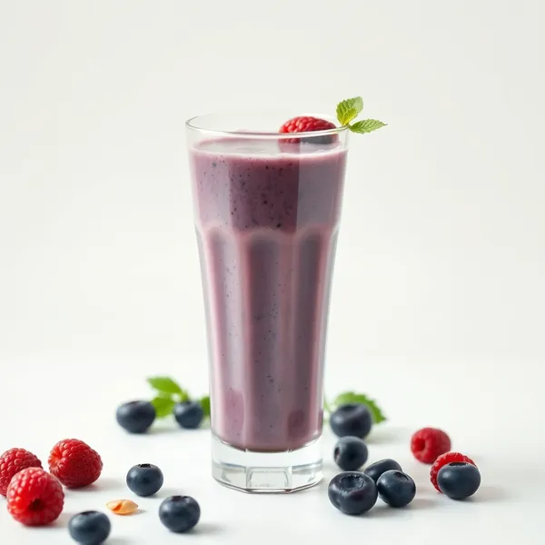 Smoothie de Arando e Leite de Avelã Frio