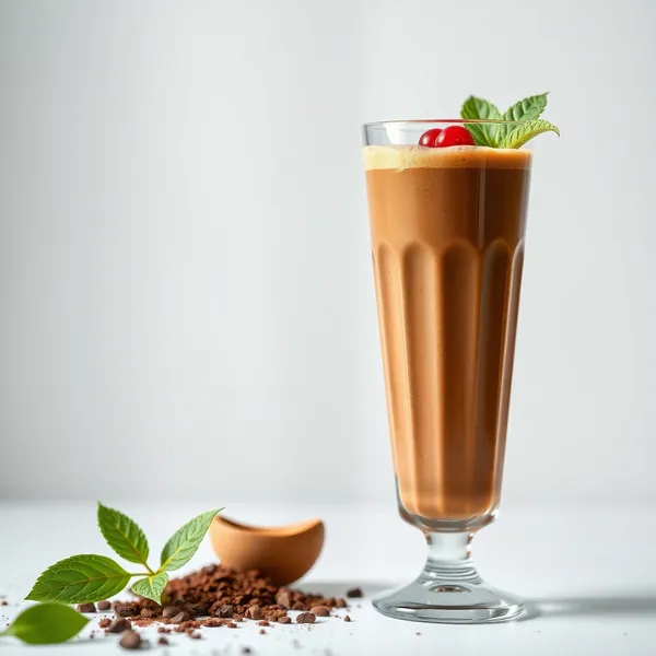 Chilled Cacao Powder Cold Brew Coffee Smoothie