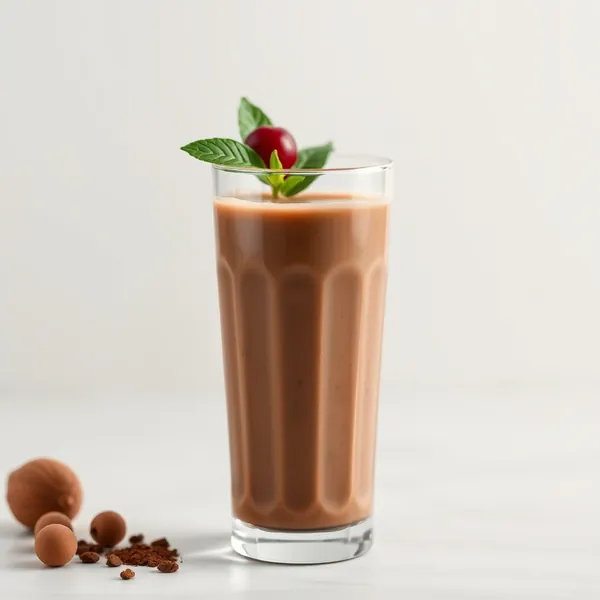 Chilled Cacao Powder Hazelnut Milk Smoothie