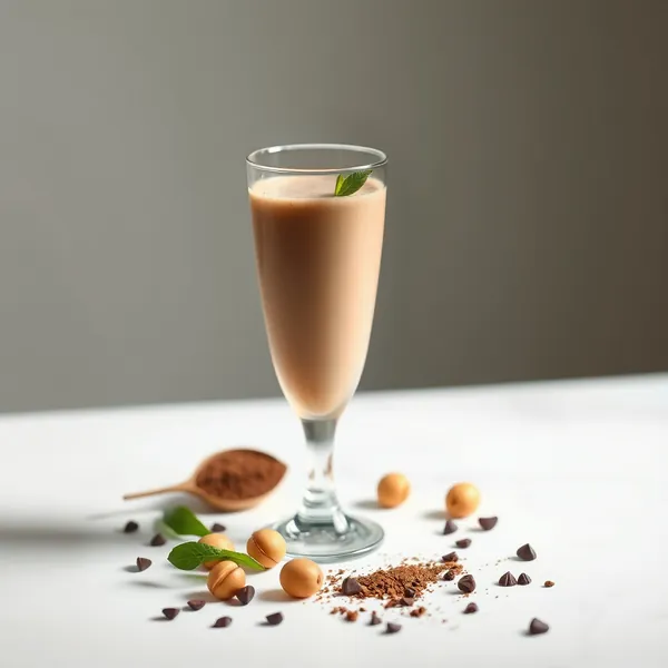 Chilled Cacao Powder Macadamia Milk Smoothie