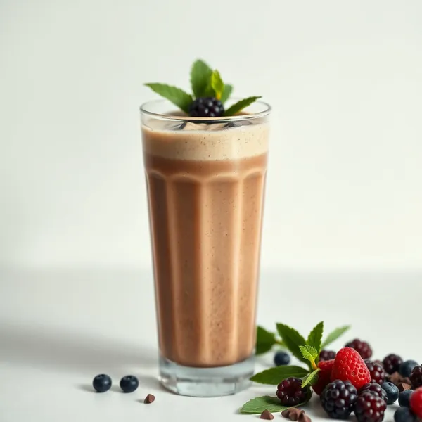 Smoothie de Cacau em Pó e Matcha