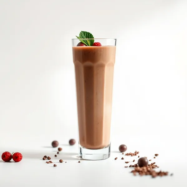 Smoothie al Cacao in Polvere e Latte di Riso