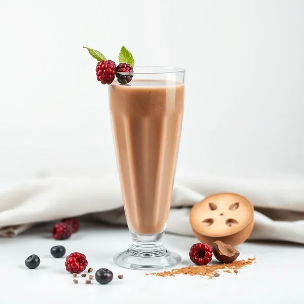 Batido de Leche de Espelta y Cacao Frío