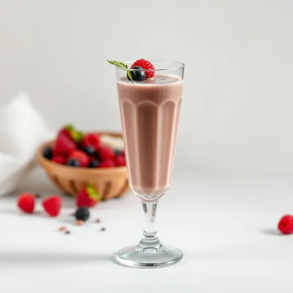 Smoothie au Lait de Cajou et Graines de Chia Froid