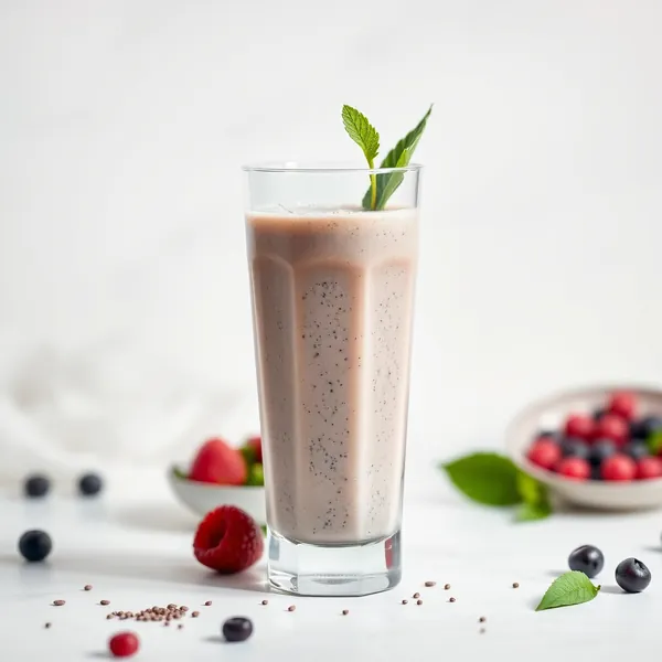 Smoothie de Protéine de Chia Froid