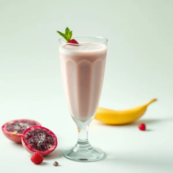 Smoothie di Frutta Drago e Latte di Piselli