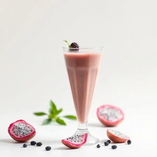 Smoothie de Fruit Dragon au Lait de Riz