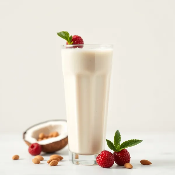 Chilled Ginger Almond Coconut Milk Smoothie