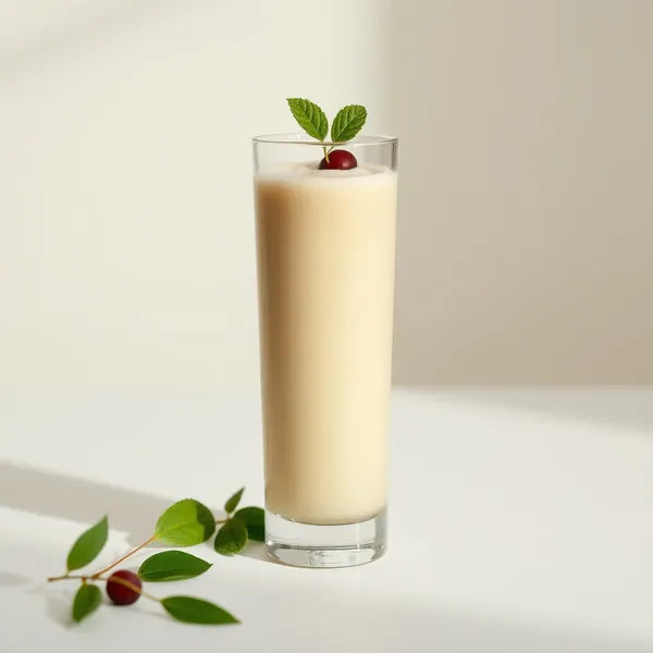 Chilled Ginger Hemp Milk Smoothie