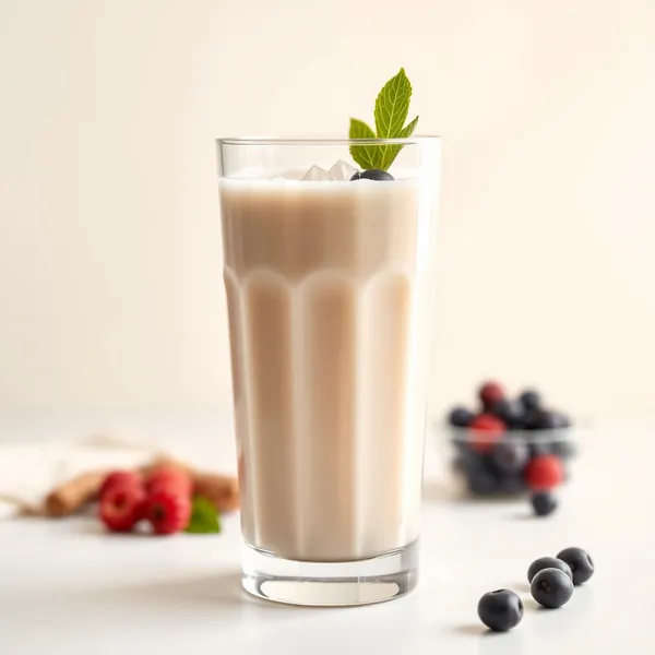 Chilled Ginger Kefir Milk Smoothie