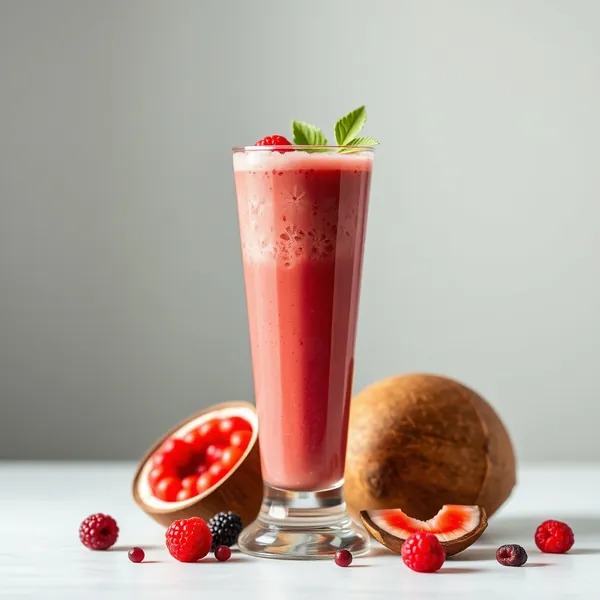 Smoothie de Coco e Goji Frio