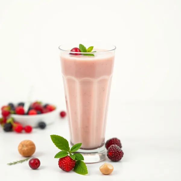 Chilled Goji Berry Hazelnut Milk Smoothie
