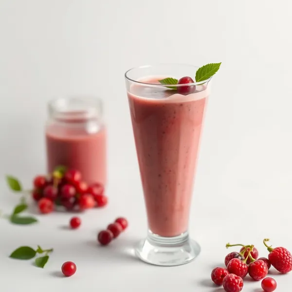 Smoothie au Kéfir de Lait avec des Baies de Goji