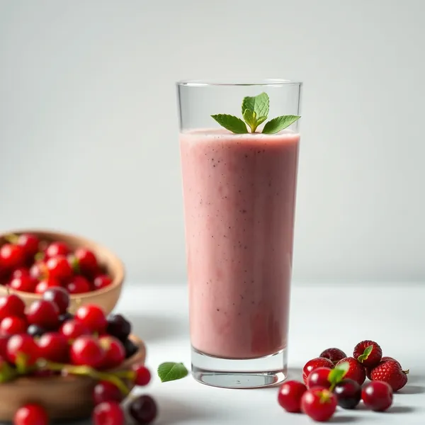 Smoothie Froid de Baie Goji et Lait de Pois