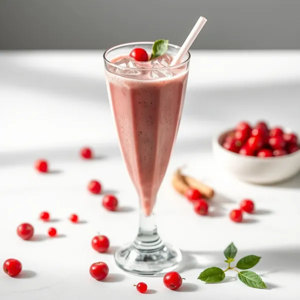 Chilled Goji Berry Protein Shake Smoothie