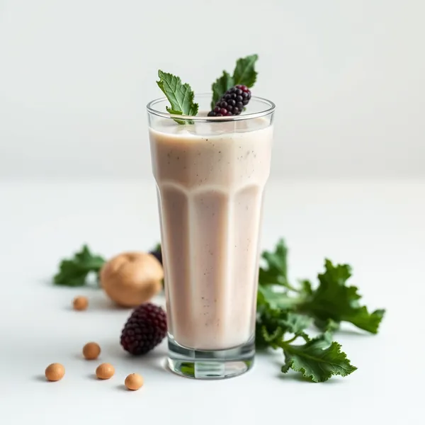 Smoothie de Couve Fria e Leite de Avelã