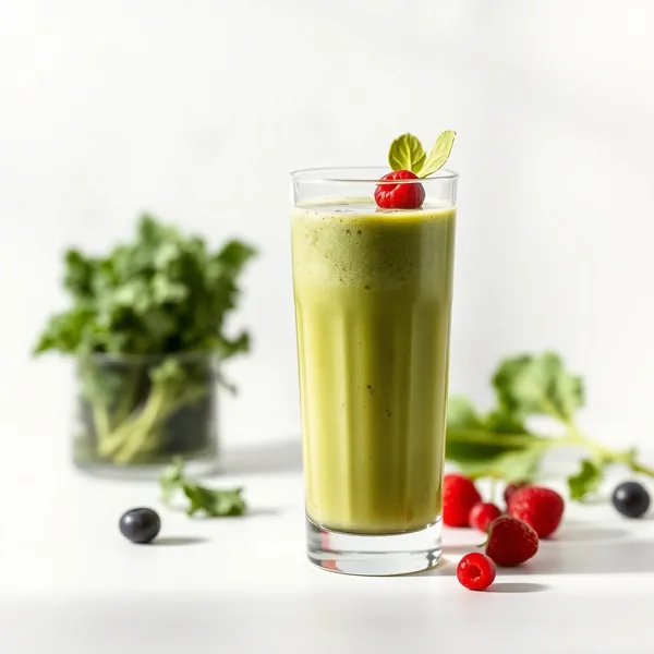 Chilled Kale Matcha Tea Smoothie