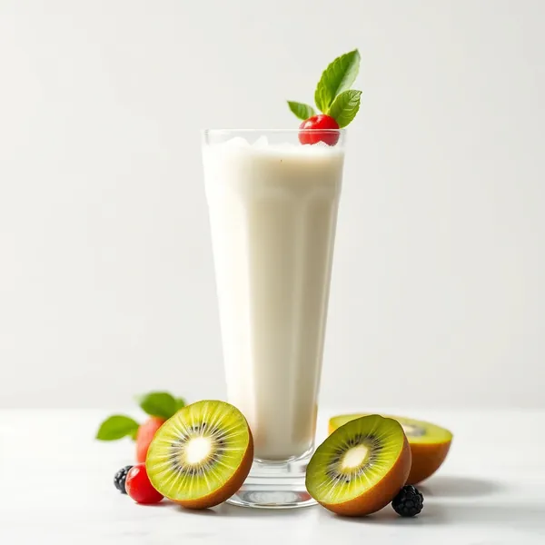 Smoothie de Kiwi e Kefir Frio