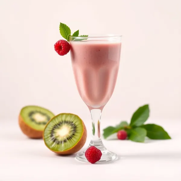 Smoothie Froid de Kiwi et Lait de Macadamia
