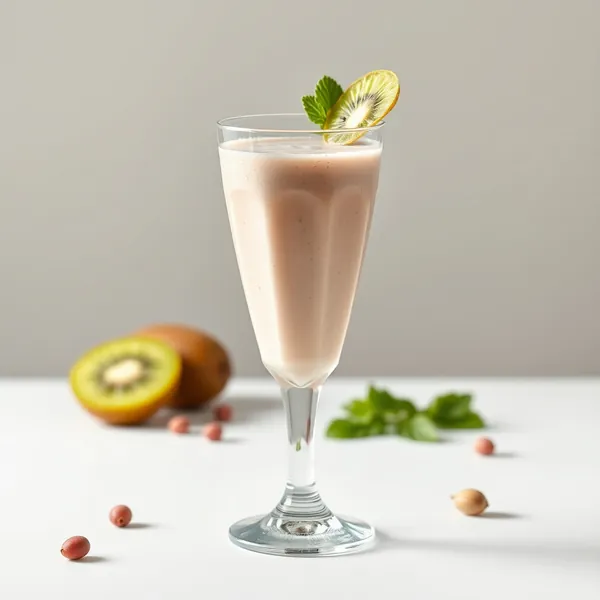 Smoothie di Kiwi e Latte di Pistacchio Freddo