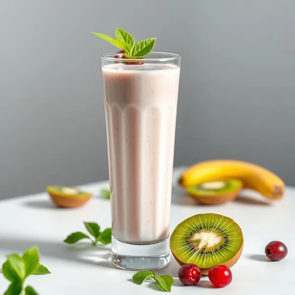 Chilled Kiwi Spelt Milk Smoothie
