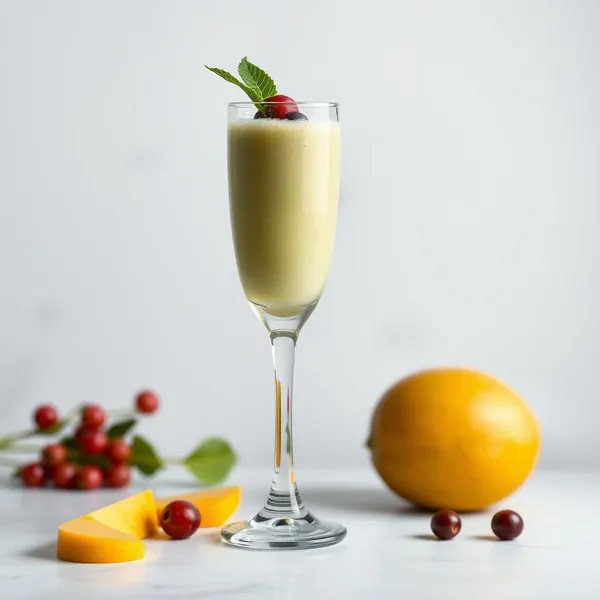 Chilled Mango Matcha Tea Smoothie