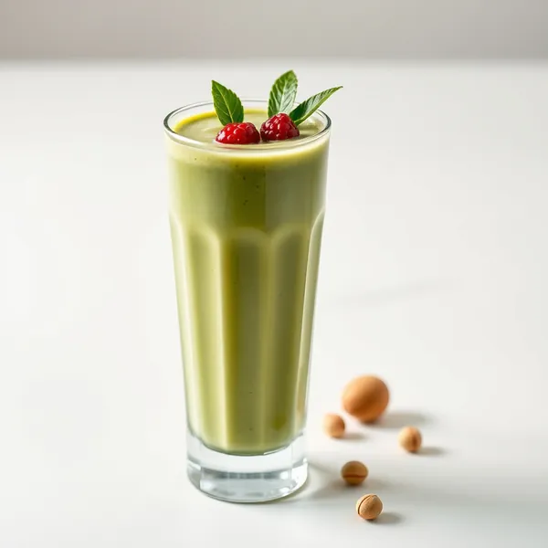 Batido Frío de Matcha y Leche de Pistacho