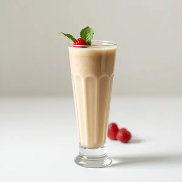 Chilled Peanut Butter Hemp Milk Smoothie
