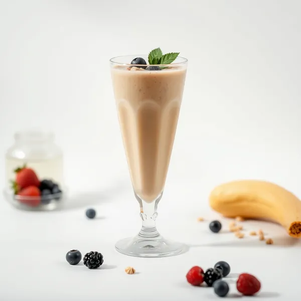 Smoothie Froid Beurre de Cacahuète Lait d'Épeautre