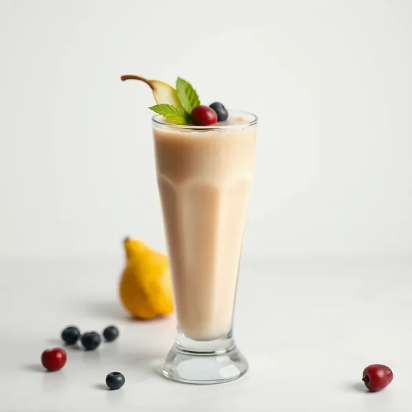 Batido de Pera e Leite de Caju Frio
