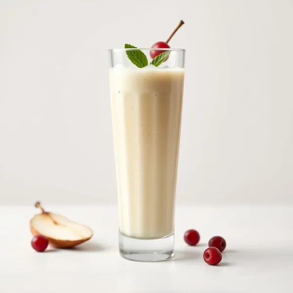 Smoothie de Poire et Eau de Coco Froide