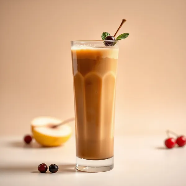Chilled Pear Cold Brew Coffee Smoothie