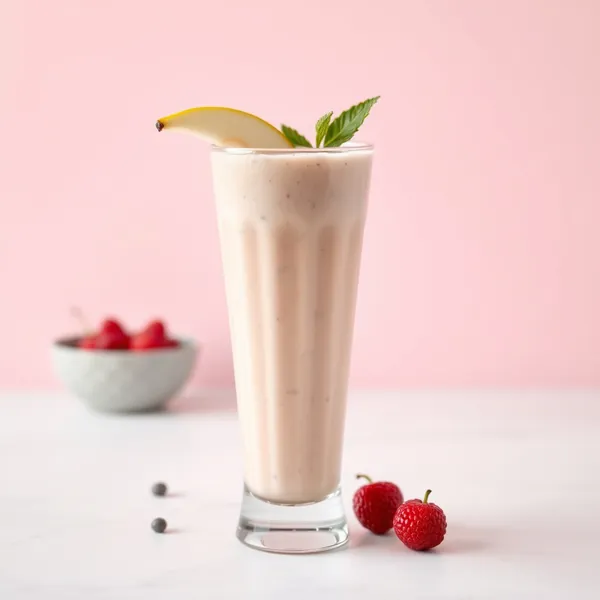 Smoothie de Pera e Iogurte Grego Frio