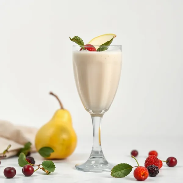 Chilled Pear Spelt Milk Smoothie