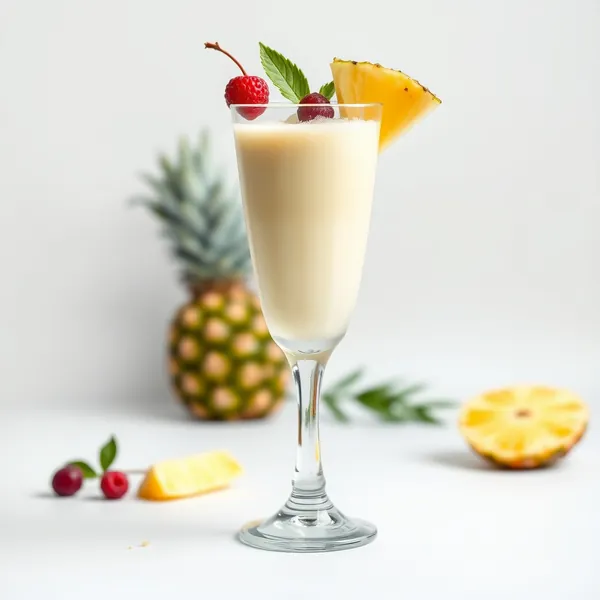 Smoothie aus Reis und Ananas Kalt