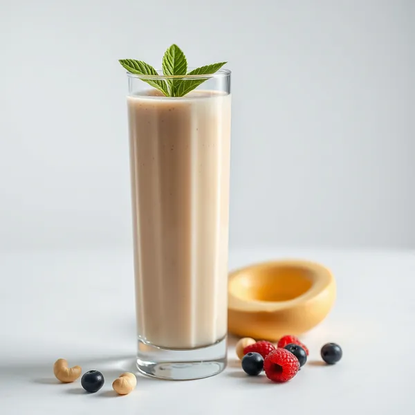 Smoothie Froid de Protéine et Lait de Cajou