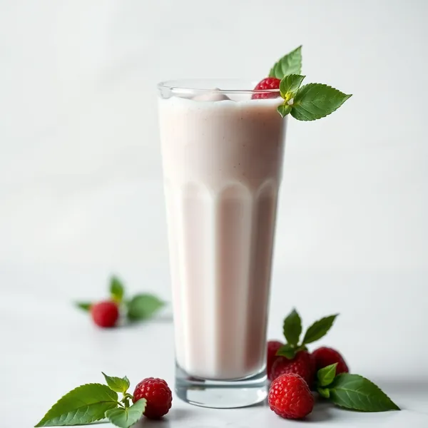 Kefir mit Proteinpulver Smoothie