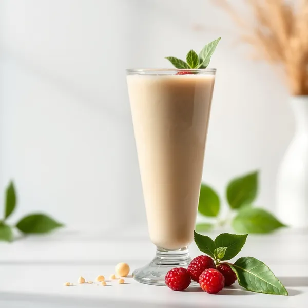 Batido de Leche de Guisante con Proteína Enfriado