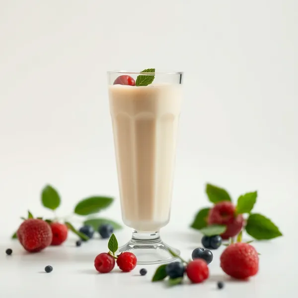 Smoothie de Leite de Soja com Proteína em Pó