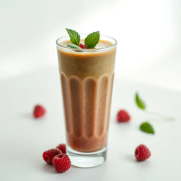 Chilled Raspberry Matcha Tea Smoothie