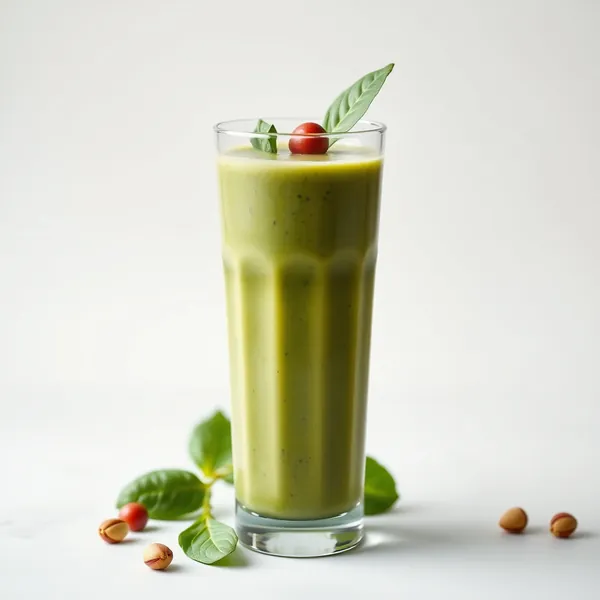 Batido de Espinacas y Pistachos Frío