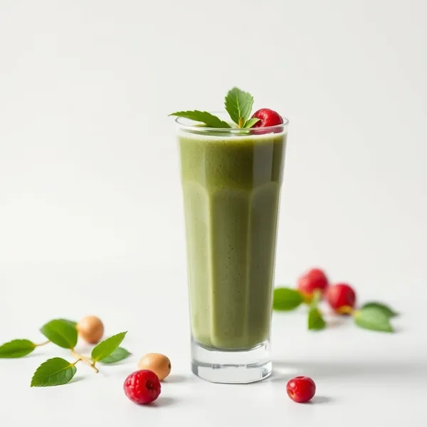Smoothie Freddo di Spirulina e Latte di Macadamia