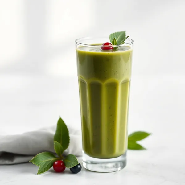 Chilled Spirulina Matcha Tea Smoothie
